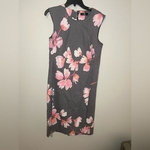 Natori floral sheath dress size 12